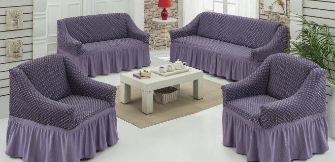 petek koltuk örtüsü lila